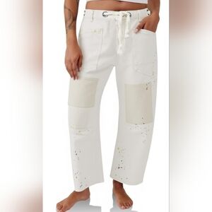White Barrel Jeans